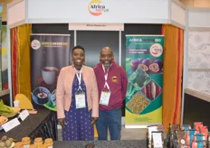 Africa Haven Inc. Suzan Prima and Michael Samuel are import and distributors who partner with rural farmers in Africa to bring their tropical fruits and vegetables to North America.